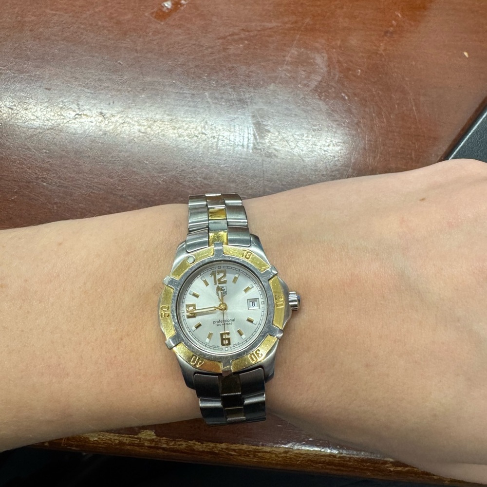 Tag Heuer Two-Tone Professional Stainless Steel Watch - Picture 2 of 7